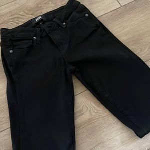 Paige black denim skinny jeans